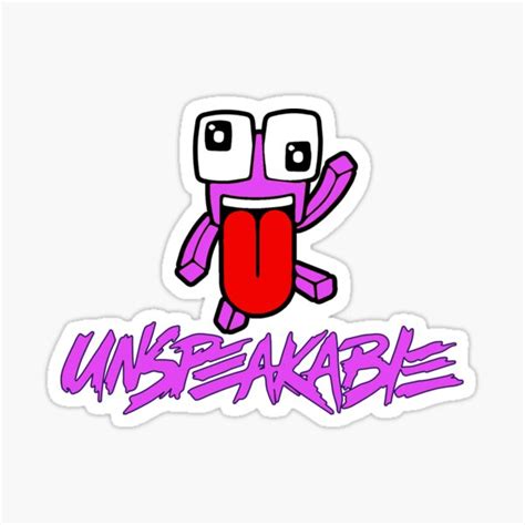 Unspeakable Logo Stickers | Redbubble