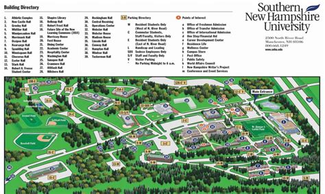 Snhu Campus Map Pdf - Time Zones Map