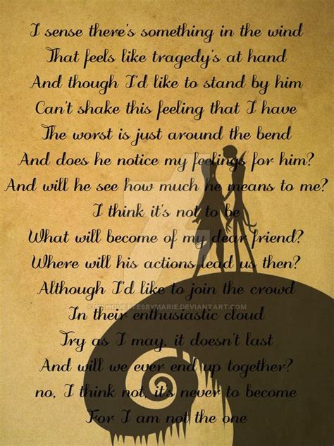 Sally's Song by SilhouettesbyMarie.deviantart.com on @DeviantArt ...