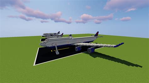 Boeing 747 Minecraft Map