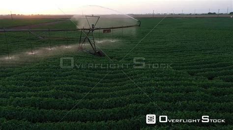 OverflightStock™ | Center Pivot Irrigation in a Cotton Field, Drone Aerial View, Brazos County ...