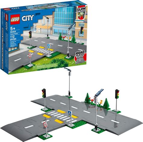 Amazon.com: LEGO City Road Plates 60304 Building Kit; Cool Building Toy for Kids, New 2021 (112 ...