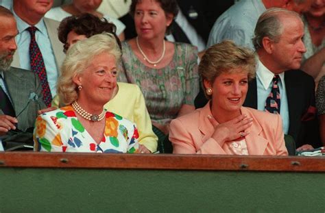 Princess Diana with her mother, Frances Shand-Kydd attend the Men's ...