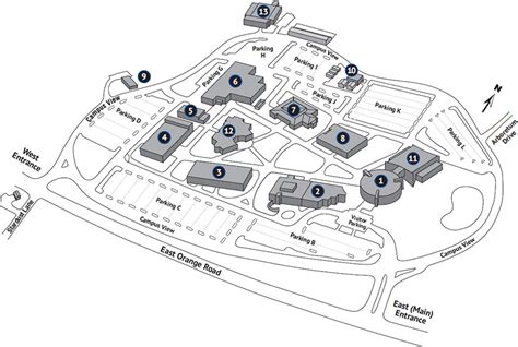 Hawkeye Community College Campus Map - New Jersey Map