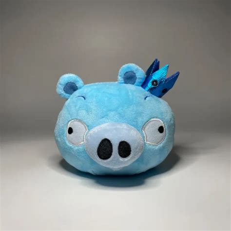 SAMPLE ANGRY BIRDS Space Frozen King Pig Plush | 2012 5" CWT Collection ...