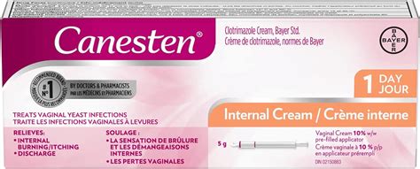 Canesten Vaginal Cream 1 Day 5g : Amazon.ca: Health & Personal Care