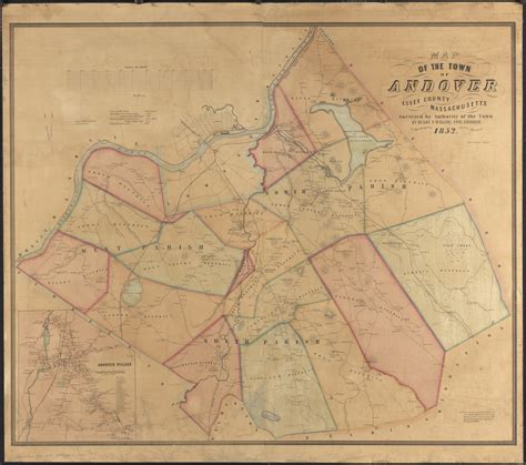 Map of the town of Andover, Essex County, Massachusetts - Digital Commonwealth