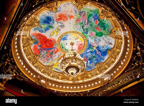 Opera National de Paris - Palais Garnier The ceiling of the Garnier ...