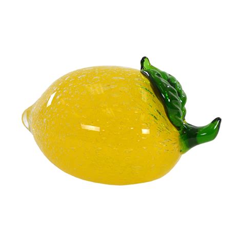 Glass Lemon Sculpture | El Dorado Furniture