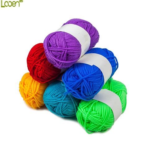 Hot selling Knitting Yarn Balls For Crocheting , DIY Tool Knitting Wool Yarns 5pcs /pack Free ...