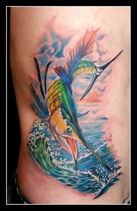 60+ Blue Marlin Tattoo Ideas & Meanings