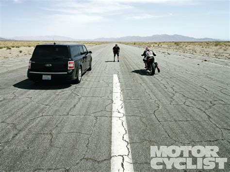 Man vs. Van | Motorcyclist