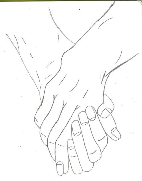 Couples Holding Hands Drawing at GetDrawings | Free download