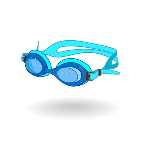 Swimming Goggles stock vector. Illustration of goggles - 40618494