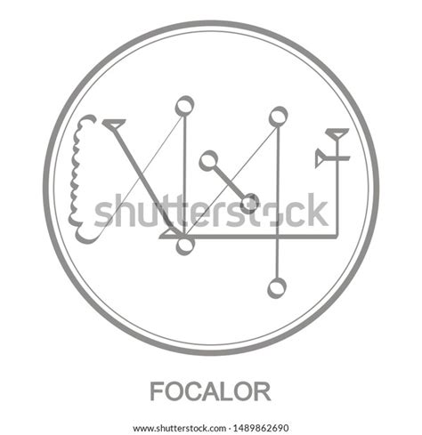 Vector Icon Symbol Demon Focalor Sigil: เวกเตอร์สต็อก (ปลอดค่าลิขสิทธิ์ ...