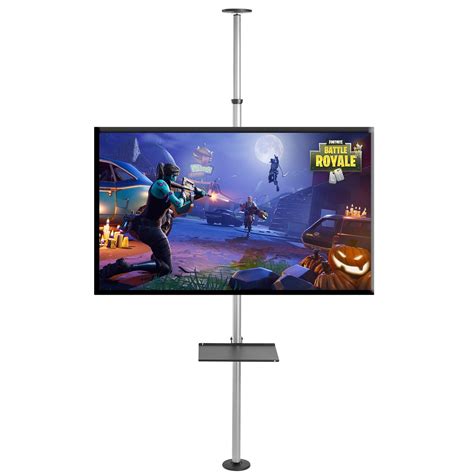 Floor-to-Ceiling TV Mount Telescopic Tension Pole for 37″ – 75″ LCD/LED ...