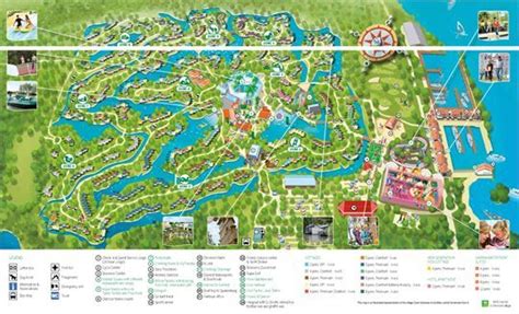 Village map of Center Parcs De Eemhof at De Eemhof | Center parcs, Holiday village, Village