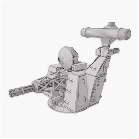 Goalkeeper ciws 3D Model MAX OBJ 3DS FBX MTL | CGTrader.com