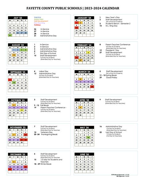 Fayette County Public School Calendar 2025 - alanna cathrin