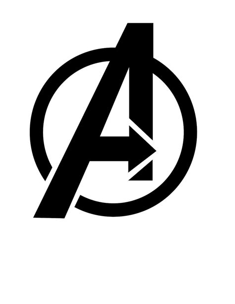 Avengers Symbol Logo Heat Transfer Vinyl - Etsy