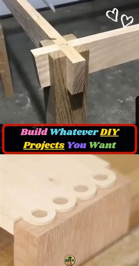 the build whatever diy project you want is shown in front of a wooden frame