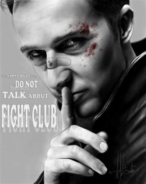 Edward Norton Fight Club The-First-Rule-is... Fight Club Poster, Fight ...