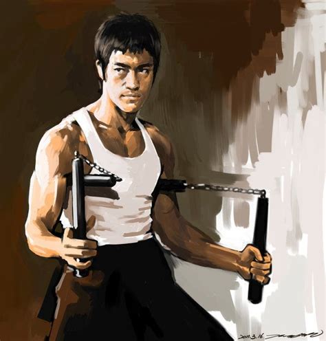 Bruce Lee Nunchaku Wallpaper