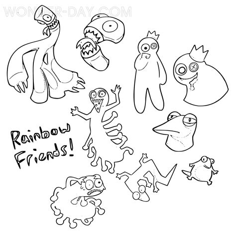 Friends Change Coloring Pages