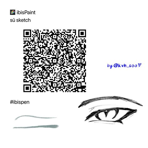 an image of a woman's eyes with the qr code above it to read