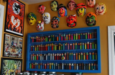 At Home with Heidi Kenney. This pez collection is so fun! Eclectic ...