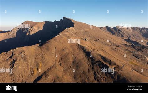 Veleta Peak, Sierra Nevada National Park,Granbada, Spain Stock Photo ...