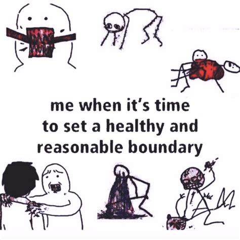 me when it's time to set a healthy boundary | Stick Figure Violence ...