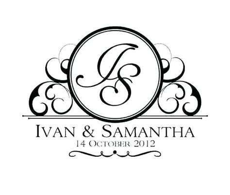 Wedding Monogram Vector at Vectorified.com | Collection of Wedding ...