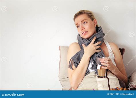 Pregnant Woman with the Flu Stock Image - Image of baby, planning: 27411329