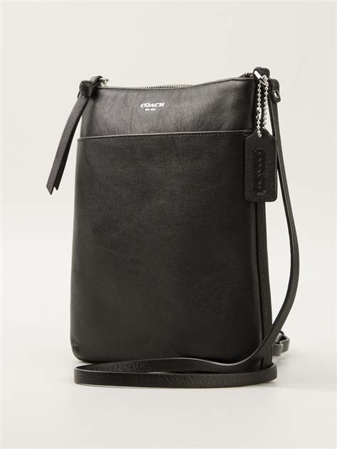 Lyst - Coach Crossbody Messenger Bag in Black