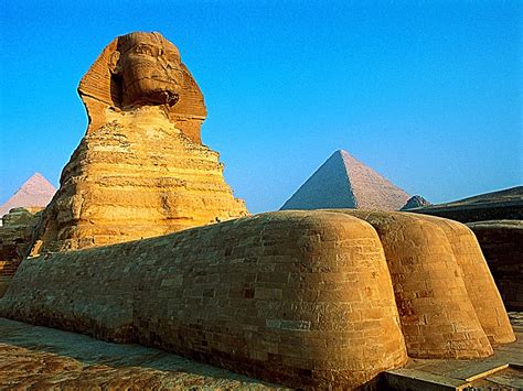 Free HD Images (FIFCU Purchased): Great Sphinx, Chephren Pyramid, Giza, Egypt