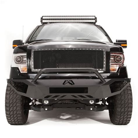 Fab Fours® - Ford F-150 2013 Vengeance Full Width Front HD Bumper with ...