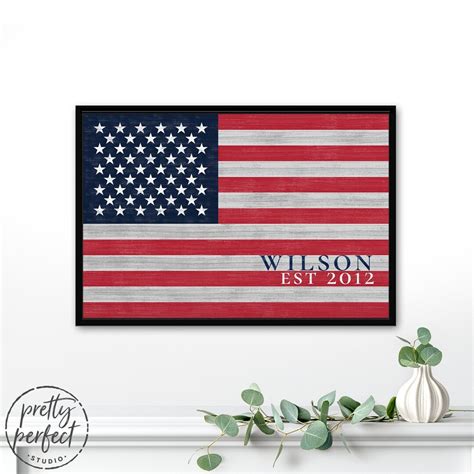 American Flag Wall Art - Etsy