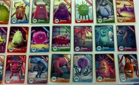 Monsters University Scare Card Original Set of 30 Disney Park Exclusive ...