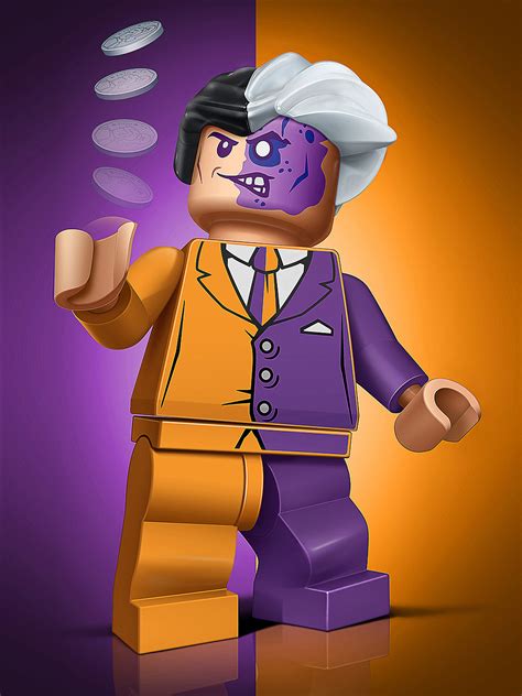 Lego Batman "Two-Face" Illustration by Stuart Reeves