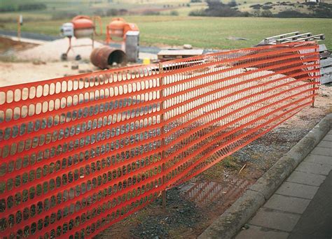 Construction Site Safety Fence 50 m, Orange | Safetynet365