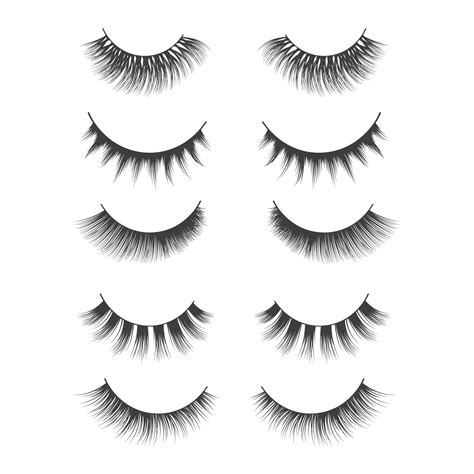 Eyelashes Clipart Set 508900 Vector Art at Vecteezy