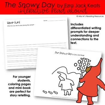 The Snowy Day Read Aloud and Activities by Miss M's Reading Resources