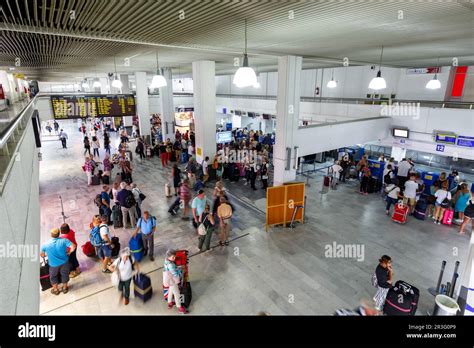 Heraklion HER Airport Terminal in Crete, Greece Stock Photo - Alamy