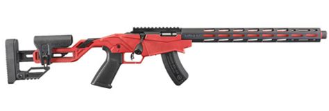 Ruger - Precision, 22LR, 16.1" Threaded Barrel, Red Stock & Barrel, 15-rd | 8419 - Buds Gun Shop