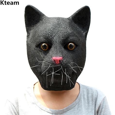 2016 Cat Mask Adults Halloween Animal Masks Party Masks Cat Animal ...