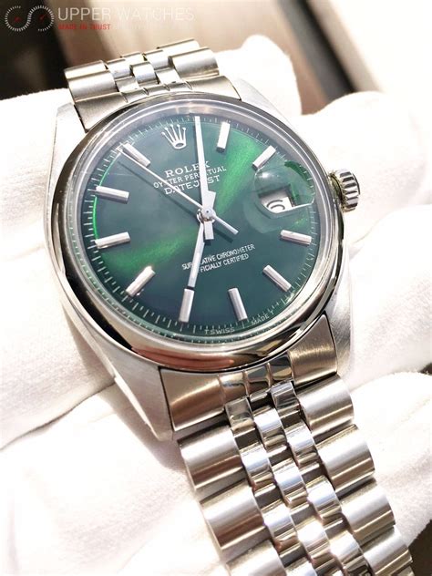 Rolex DateJust 1601 Green Hulk Dial - Upper Watches