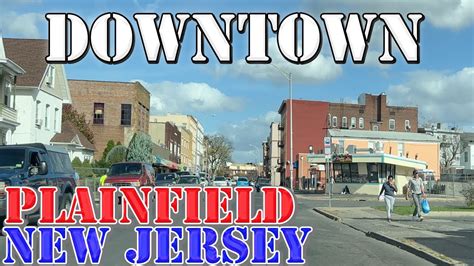 Plainfield - New Jersey - 4K Downtown Drive - YouTube