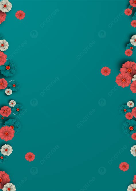 Spring Flowers Green Background Wallpaper Image For Free Download - Pngtree