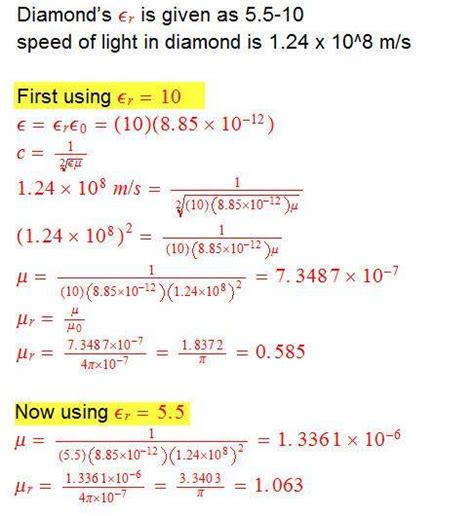 The speed of light in glass and water